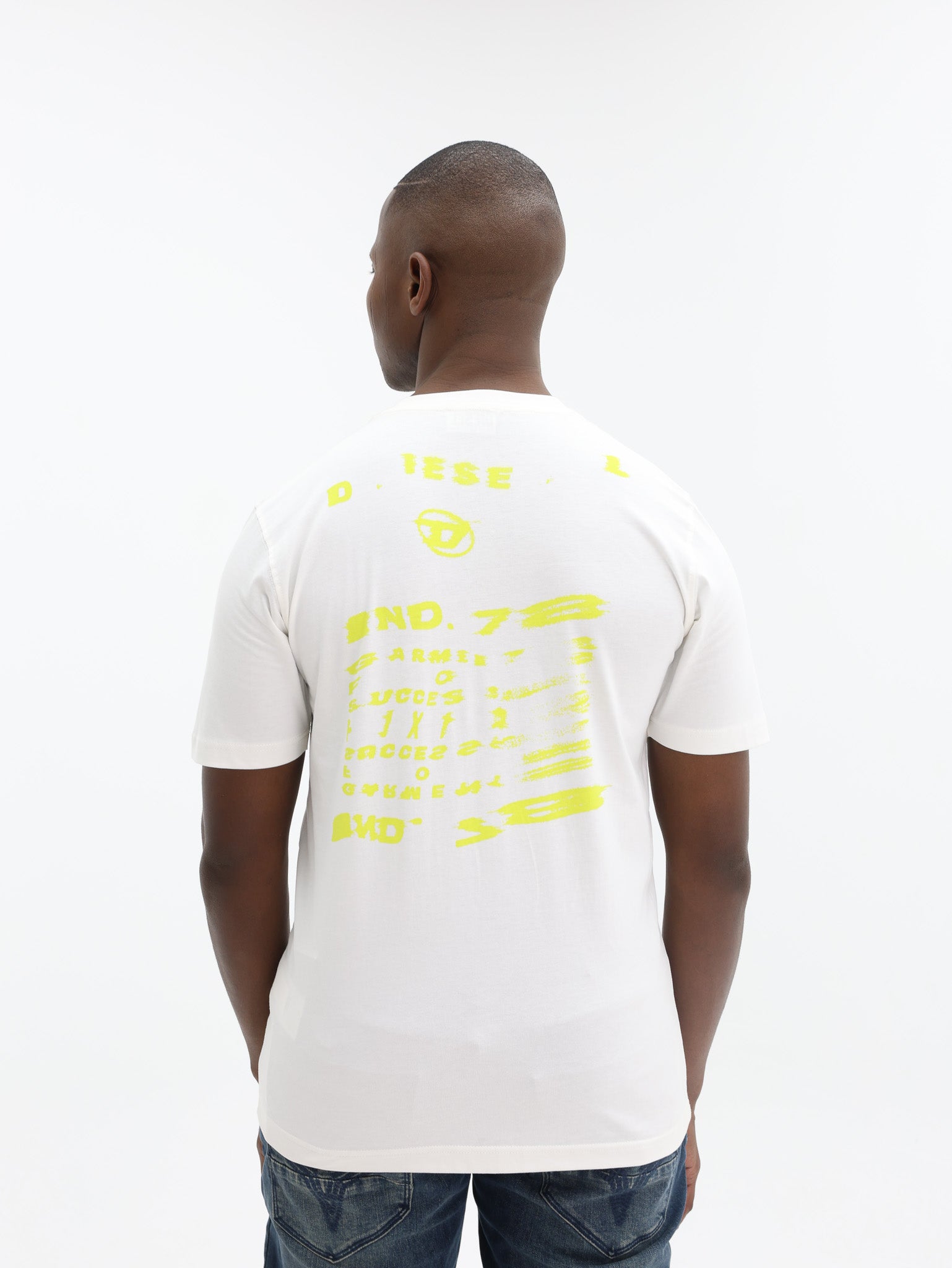Diesel T-Shirt T-Just Chest Logo White